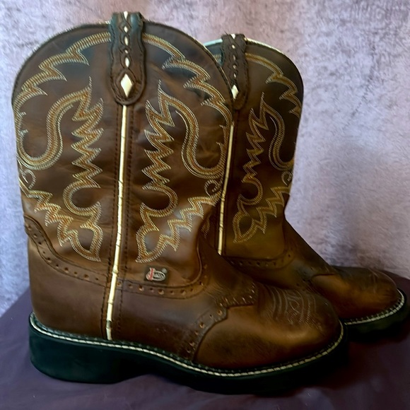 Justin cowboy boots - Picture 1 of 8